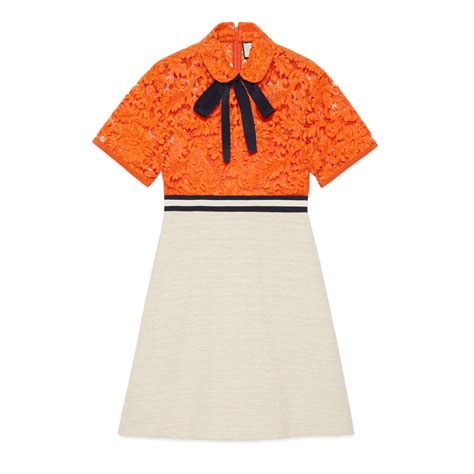 gucci orange lace dress|gucci dresses vintage.